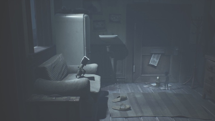These spectral remains are found in the bachelor pad - Little Nightmares 2: Glitching Remains, Chapter 4 Reaching the Tower - list - Glitching Remains - Little Nightmares 2 Guide