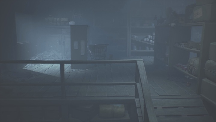 To get to this hat you simply need to jump on the ledge located on the left side - Little Nightmares 2: Hats in Chapter 4 Reaching the Tower - list - Hats - Little Nightmares 2 Guide