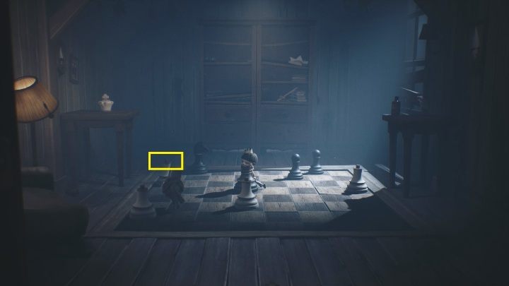 Your task is to arrange the chess pieces on the chessboard correctly - Little Nightmares 2: Chess puzzle - how to get the key? - Puzzles - Little Nightmares 2 Guide
