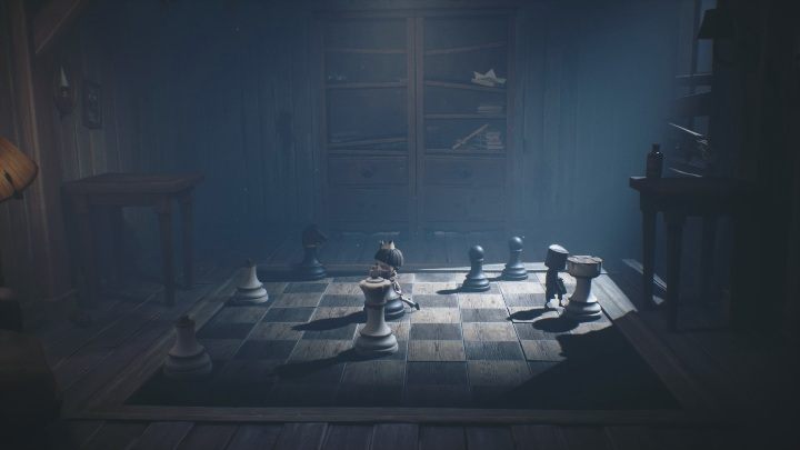 The king should be in the center of the chessboard - Little Nightmares 2: Chess puzzle - how to get the key? - Puzzles - Little Nightmares 2 Guide