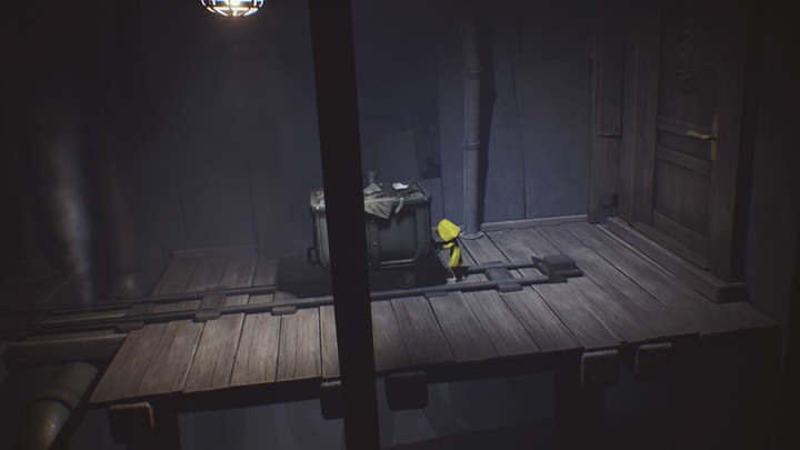 Place the cart near the handle. - Little Nightmares: Room with clocks, the library - walkthrough - The Lair - Little Nightmares Game Guide