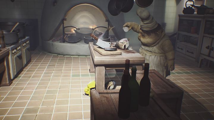 1 - Little Nightmares: First meeting with the cook - walkthrough - The Kitchen - Little Nightmares Game Guide