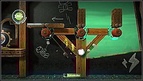 Swing on the ropes, avoiding the traps - Gripple Grapple - Da Vinci's Hideout - LittleBigPlanet 2 - Game Guide and Walkthrough