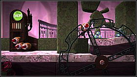 Behind the next cakes stove you'll have a chance to get more bubbles - they're floating beside the hedge - Brainy Cakes - Victoria's Laboratory - LittleBigPlanet 2 - Game Guide and Walkthrough