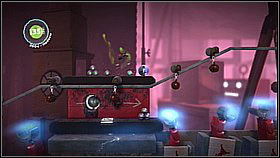 Now grab onto (carefully - Bang for Buck - p. 1 - The Factory of a Better Tomorrow - LittleBigPlanet 2 - Game Guide and Walkthrough