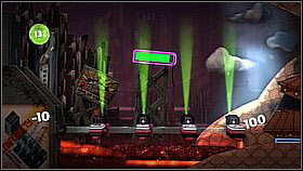 An easy mini-game, in which you control a few launch pads and need to bounce the Sackbots - Mini levels - The Factory of a Better Tomorrow - LittleBigPlanet 2 - Game Guide and Walkthrough