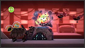 A bit further you will ride down another elevator - Got the Hump - Avalon - LittleBigPlanet 2 - Game Guide and Walkthrough