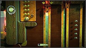 You will get outside and receive the grappling hook - you use it grab the fireflies - Fireflies When You're Having Fun - Eve's Asylum - LittleBigPlanet 2 - Game Guide and Walkthrough