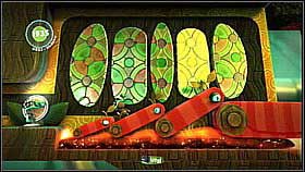 Go up along the turnstiles - of course after extinguishing them - Patients Are a Virtue - Eve's Asylum - LittleBigPlanet 2 - Game Guide and Walkthrough