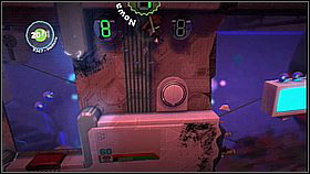 Press the buttons freeing the Sackbots and jump further - Set the Controls for the Heart of the Negativitron - p. 2 - The Cosmos - LittleBigPlanet 2 - Game Guide and Walkthrough