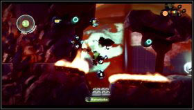 Run to the left and use the bee (grabbing it with the grappling hook) - Where in the World is Avalon Centrifuge - The Cosmos - LittleBigPlanet 2 - Game Guide and Walkthrough