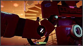 Grab the spinning wheel and get up - Where in the World is Avalon Centrifuge - The Cosmos - LittleBigPlanet 2 - Game Guide and Walkthrough