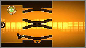 Push the pink objects to the right by shooting them - Fight of the Bumblebees - The Cosmos - LittleBigPlanet 2 - Game Guide and Walkthrough