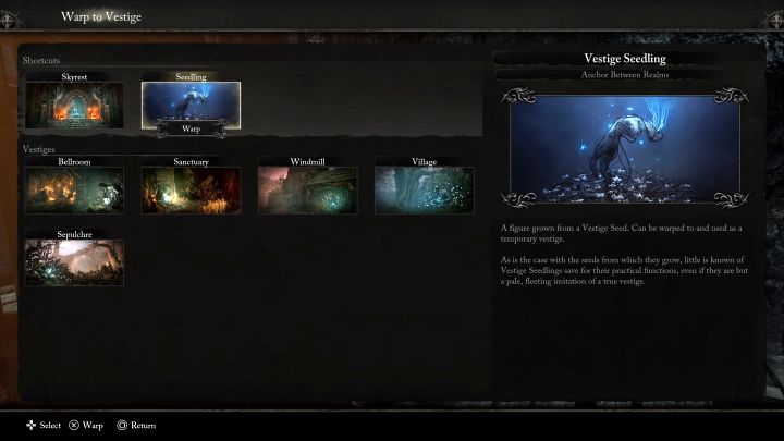 5 - Lords of the Fallen: How to create rest areas (Vestiges)? - Exploration - Lords of the Fallen Guide