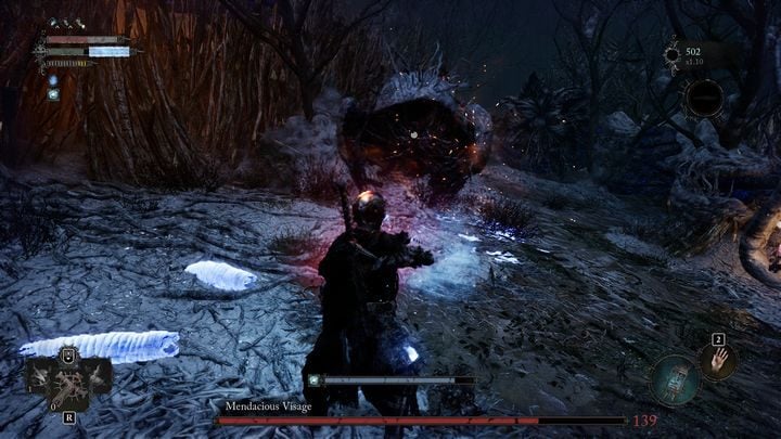 The most dangerous is the scattered shot of projectiles, which turn into crawling larvae after hitting the ground - Lords of the Fallen: How to beat boss Lingering Despair? - Optional - Lords of the Fallen Guide