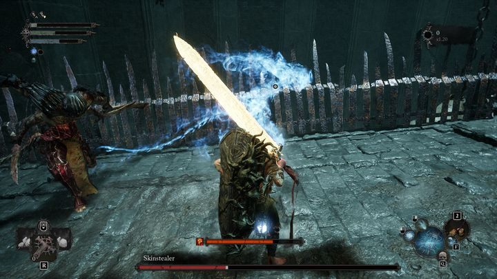 You can also take out his soul, but do it only when you are away from him - Lords of the Fallen: How to beat Skinstealer boss? - Main - Lords of the Fallen Guide