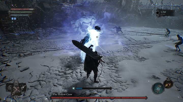 When you get close to Lucy, use the Umbral Lamp and the Soulflay skill - Lords of the Fallen: How to defeat the Hollow Crow boss? - Main - Lords of the Fallen Guide