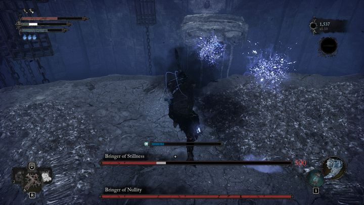 After you deprive the first Bringer of 50% of his health bar, another Bringer will appear - Lords of the Fallen: How to defeat Bringer of Nullity, Bringer of Stillness and Bringer of Silence boss trio? - Optional - Lords of the Fallen Guide