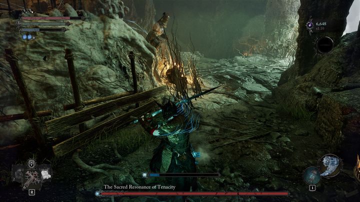From the very beginning of the encounter, both the boss and lesser enemies will be invulnerable to your attacks - you need to destroy the parasite hiding inside the dome - Lords of the Fallen: How to defeat The Sacred Resonance of Tenacity boss? - Optional - Lords of the Fallen Guide