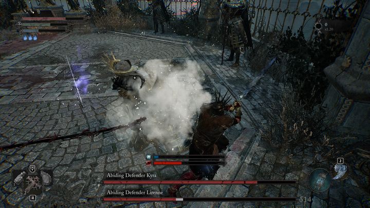 If you have the opportunity to attack Kyra and Lirenne at the same time, it is worth taking advantage of this opportunity - Lords of the Fallen: How to defeat Abiding Defender Kyra and Abiding Defender Lirenne? - Optional - Lords of the Fallen Guide