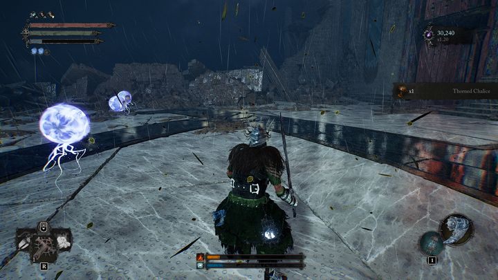 After defeating the boss, you will also find a Thorned Chalice on the ground - Lords of the Fallen: How to defeat the Judge Cleric, the Radiant Sentinel boss? - Main - Lords of the Fallen Guide