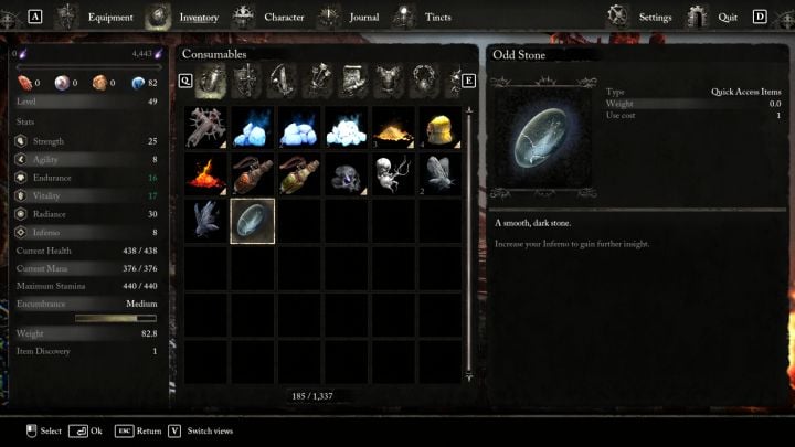 1 - Lords of the Fallen: What is the use of Odd Stone? - Quest items - Lords of the Fallen Guide