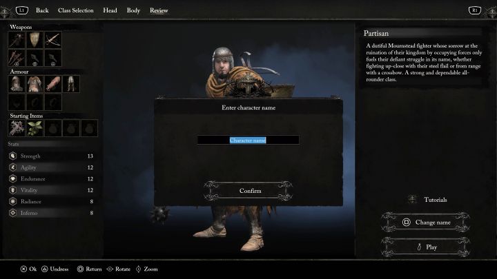 6 - Lords of the Fallen: Character creator - Basics - Lords of the Fallen Guide