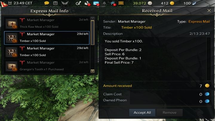 How to sell items - Lost Ark