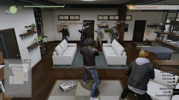 Masked men will enter the apartment - Lost Judgment: Chapter 9 The Weight of Guilt - walkthrough - Main Storyline - Lost Judgment Guide