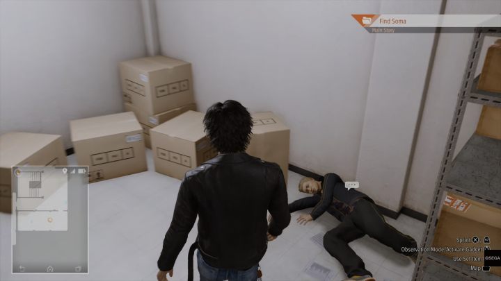 Return to the hallway and go to the adjacent room - Lost Judgment: Chapter 12 To Nourish a Viper - walkthrough - Main Storyline - Lost Judgment Guide