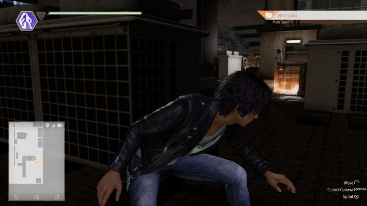 Go along the east side of the roof and dispose of the next RK member - Lost Judgment: Chapter 12 To Nourish a Viper - walkthrough - Main Storyline - Lost Judgment Guide