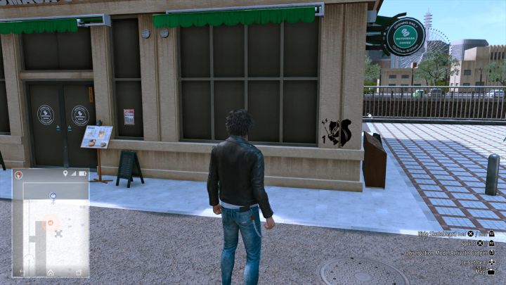 The 11th picture is on the wall of the restaurant in Hamakita Park - Lost Judgment: Squirrel search Hamakita Park - all squirrels, map - Ijincho - Lost Judgment Guide