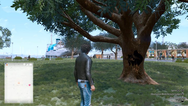 You will find the 12th picture on a tree in the middle of Hamakita Park - Lost Judgment: Squirrel search Hamakita Park - all squirrels, map - Ijincho - Lost Judgment Guide