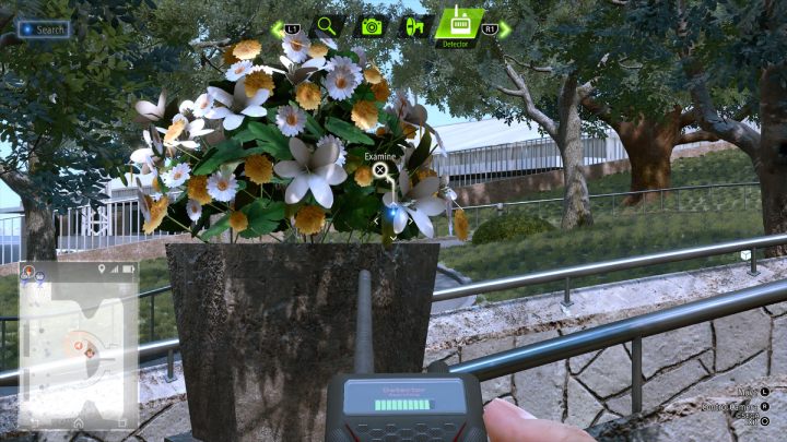 Use the detector to find Extract Recipe: Lubrication Tactic in flowers - Lost Judgment: Squirrel search Hamakita Park - all squirrels, map - Ijincho - Lost Judgment Guide