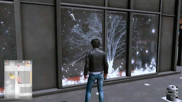 The 42nd image is located on the window of the building at NW Theater Square - Lost Judgment: Squirrel search Theater - all squirrels, map - Kamurocho - Lost Judgment Guide