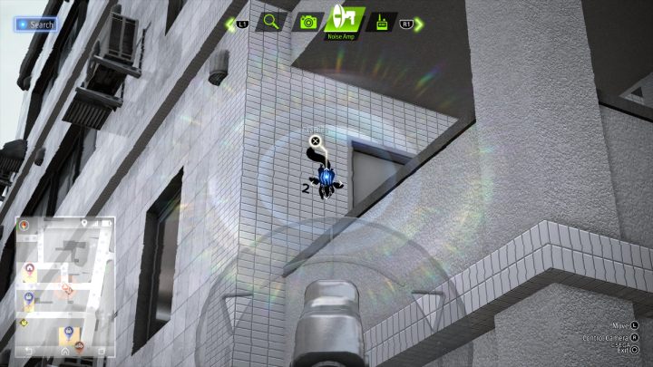 Using the Noise Amp, investigate the picture on the apartment building - Lost Judgment: Squirrel search Showa Street - all squirrels, map - Kamurocho - Lost Judgment Guide