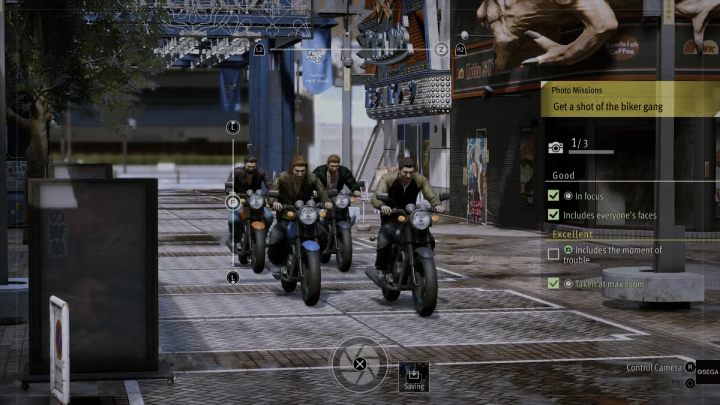 The next task will be to take photos of passing bikers - Lost Judgment: Photography Club - walkthrough - School Stories - Lost Judgment Guide