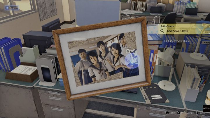 After winning the fight, go to the staff room again and examine the small photograph hidden behind the picture - Lost Judgment: Chapter 2 Vicious Cycle - walkthrough - Main storyline walkthrough - Lost Judgment game guide