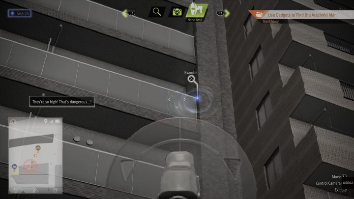 Once you arrive at the designated place, investigate the sound source between the two blocks using the Noise Amp - Lost Judgment: The Falling Man - walkthrough - Side investigations - Lost Judgment game guide