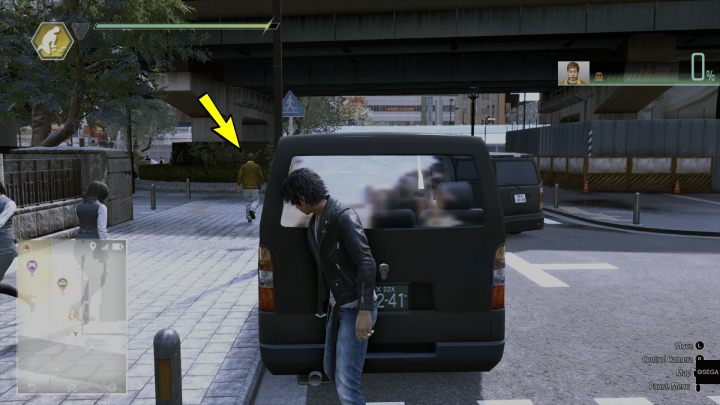 After the cutscene, follow the suspect - Lost Judgment: Dastardly Detective The Secret Ingredient - walkthrough - Side Cases - Lost Judgment Guide