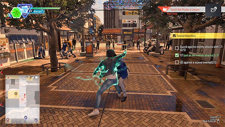 Shortly after unlocking the Snake Style, you will start a tutorial to learn the basics of it - then, you will have a chance to get the trophy - Lost Judgment: Merciful trophy - how to get? - Appendix - Lost Judgment Guide