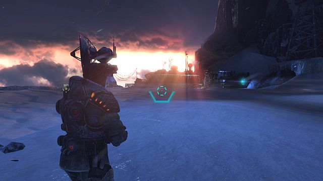 Beautiful landscapes are definitely one of the chief assets in Lost Planet 3. - Mission 3: Relay station - Walkthrough - Lost Planet 3 - Game Guide and Walkthrough