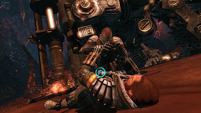 Isenberg will not give up without a fight. - The Final Mission: Stop Isenberg and NEVEC Forces - Walkthrough - Lost Planet 3 - Game Guide and Walkthrough