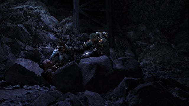 Jim's terminal breath. - The Final Mission: Stop Isenberg and NEVEC Forces - Walkthrough - Lost Planet 3 - Game Guide and Walkthrough