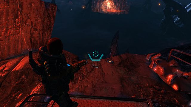 The dog tags are next to the edge. - Side missions - Lost Planet 3 - Game Guide and Walkthrough