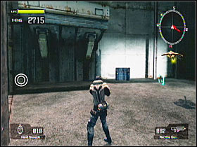 In the room where you find a VS after riding the moving platform - Target Marks: Mission 4 - Target Marks - Lost Planet: Extreme Condition - Game Guide and Walkthrough