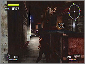 On the left side of the tunnel, about half way through - Target Marks: Mission 2 - Target Marks - Lost Planet: Extreme Condition - Game Guide and Walkthrough