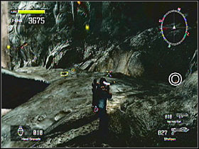 Inside the nest, to the right of the entrance - Target Marks: Mission 1 - Target Marks - Lost Planet: Extreme Condition - Game Guide and Walkthrough