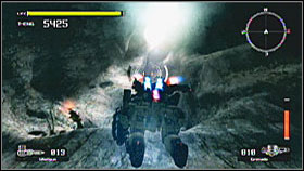 There's a huge Mantis-like Akrid here - if you don't have a VS anymore, just skip the fight and run towards a ruined building (right screenshot below) - Mission 10 - Walkthrough - Lost Planet: Extreme Condition - Game Guide and Walkthrough