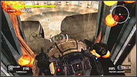 Get a Gatling Gun and a Rocket Launcher (your new VS came unarmed), and then go forth - Mission 9 - Walkthrough - Lost Planet: Extreme Condition - Game Guide and Walkthrough